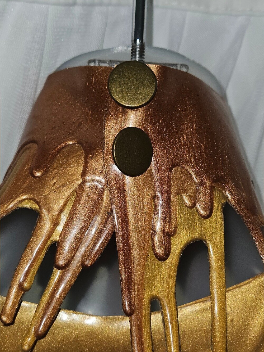 Silicone Gold Paint Drip Halter And Choker Set - Picture 7 of 16